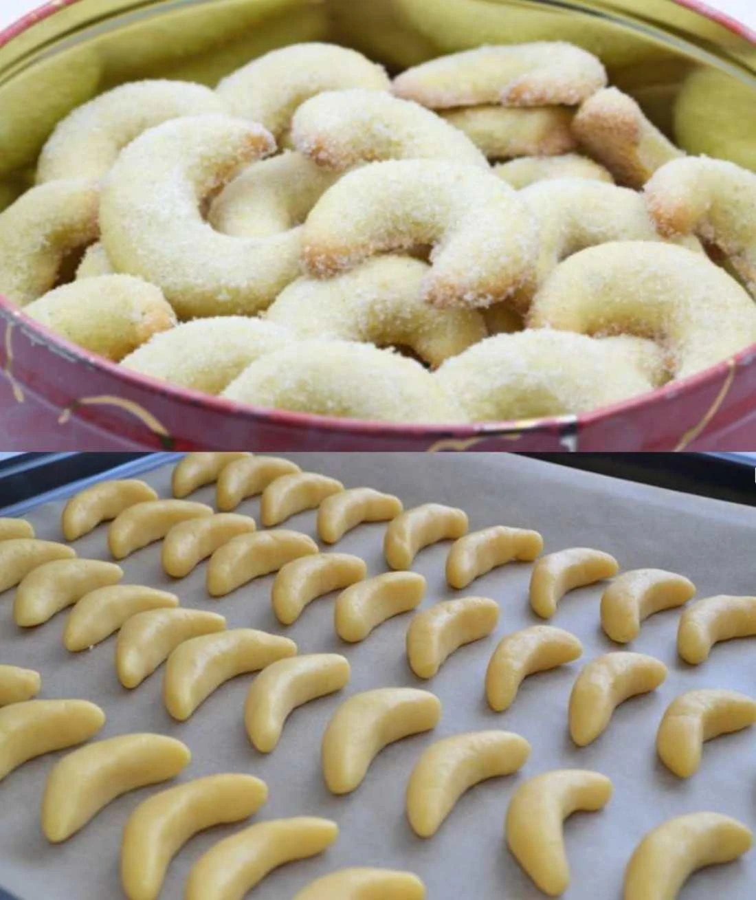 vanilkové rohlíčky