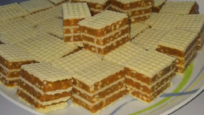 Karamelové grilážky s ořechy