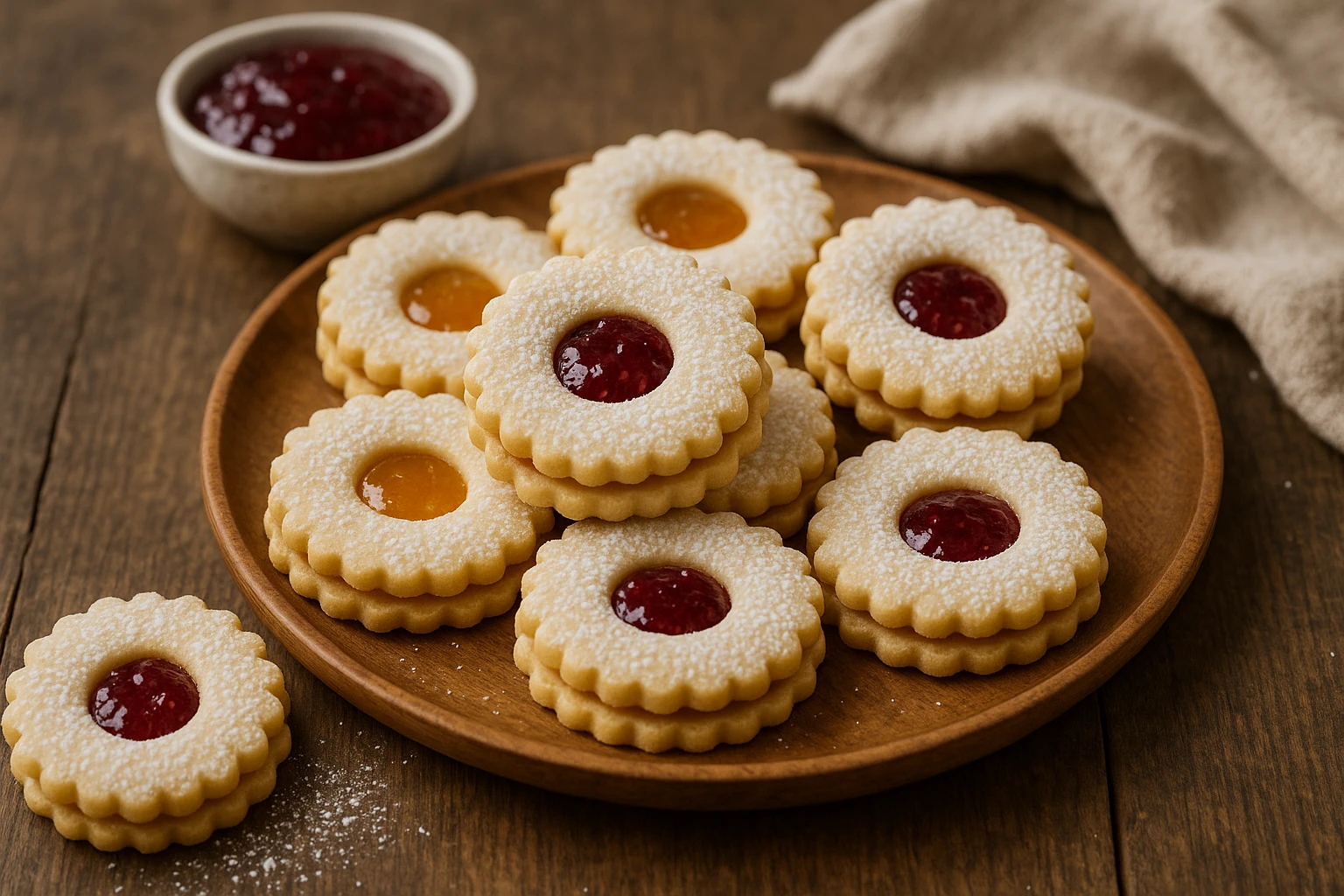 Univerzální linecké těsto: Tajemství dokonale křehkého cukroví, které znaly už naše babičky