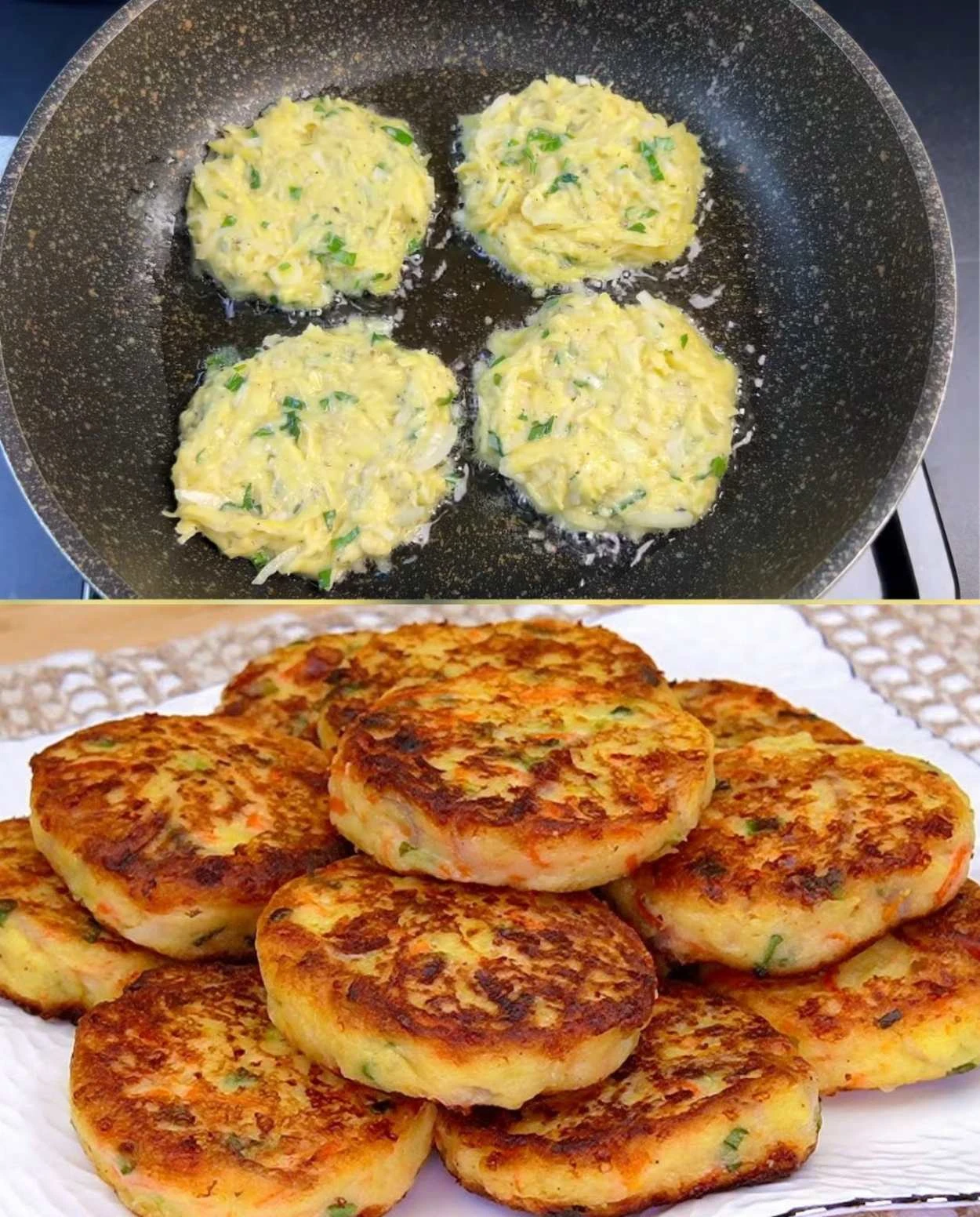 Bramborovo-sýrové placičky