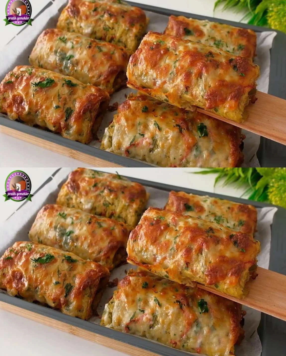 Bramborové rolky s kuřecím masem