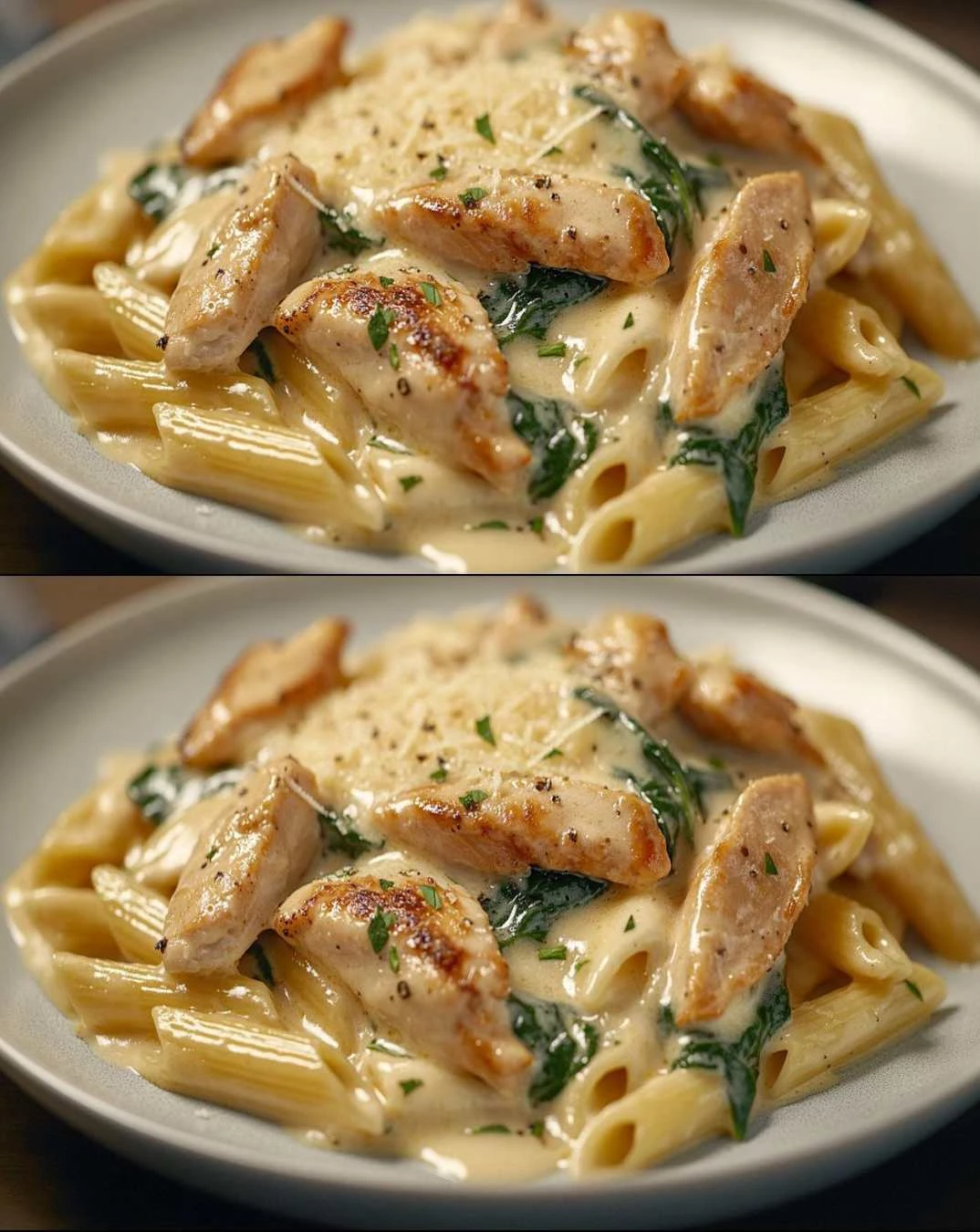 Krémové těstoviny s kuřecím masem