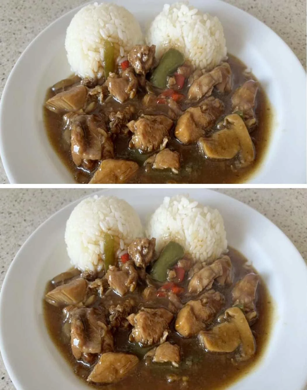 Kuřecí směs na žampionech s rýží