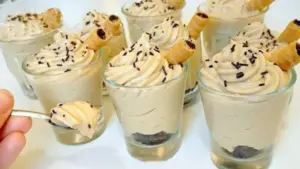 cappuccino dezert do skleničky