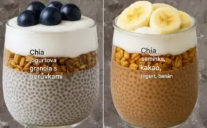 4 zdravé recepty na chia pudink: mango, jahody, borůvky i kakao s banánem