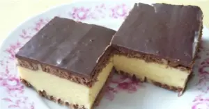 nepečený krémeš z BeBe sušenek