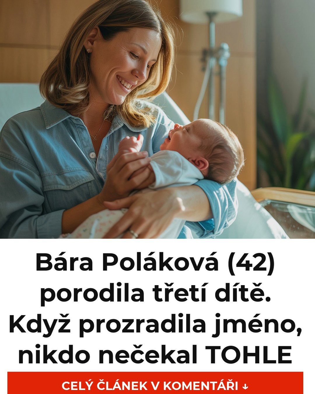 Bára Poláková (42) porodila třetí dítě. Když prozradila jméno, nikdo nečekal TOHLE