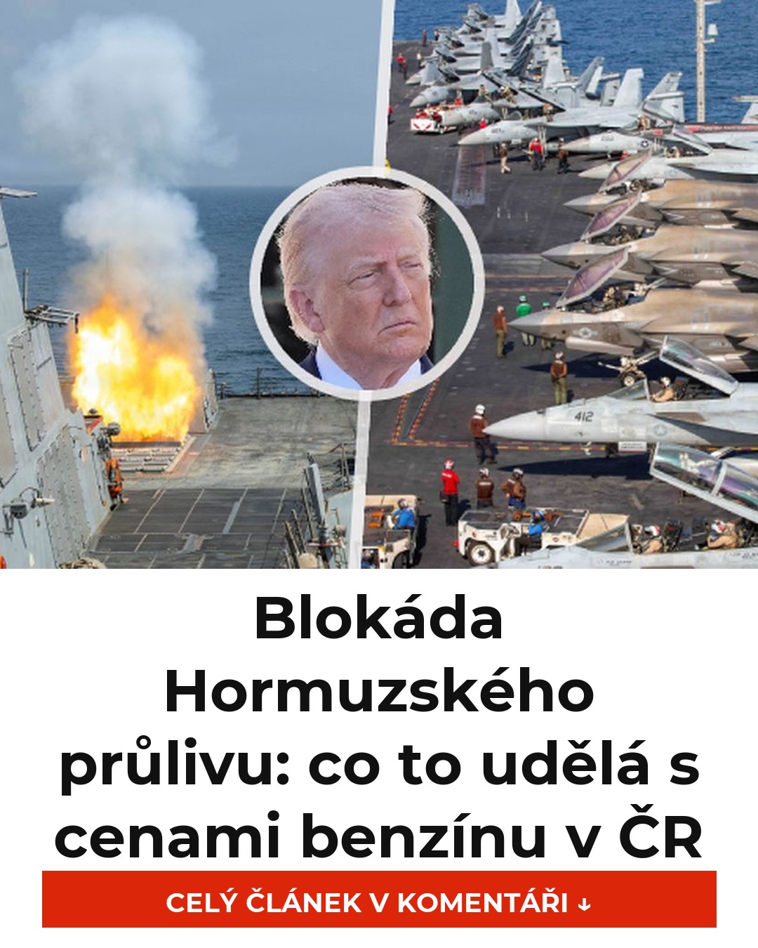 Blokáda Hormuzského průlivu: co to udělá s cenami benzínu v ČR