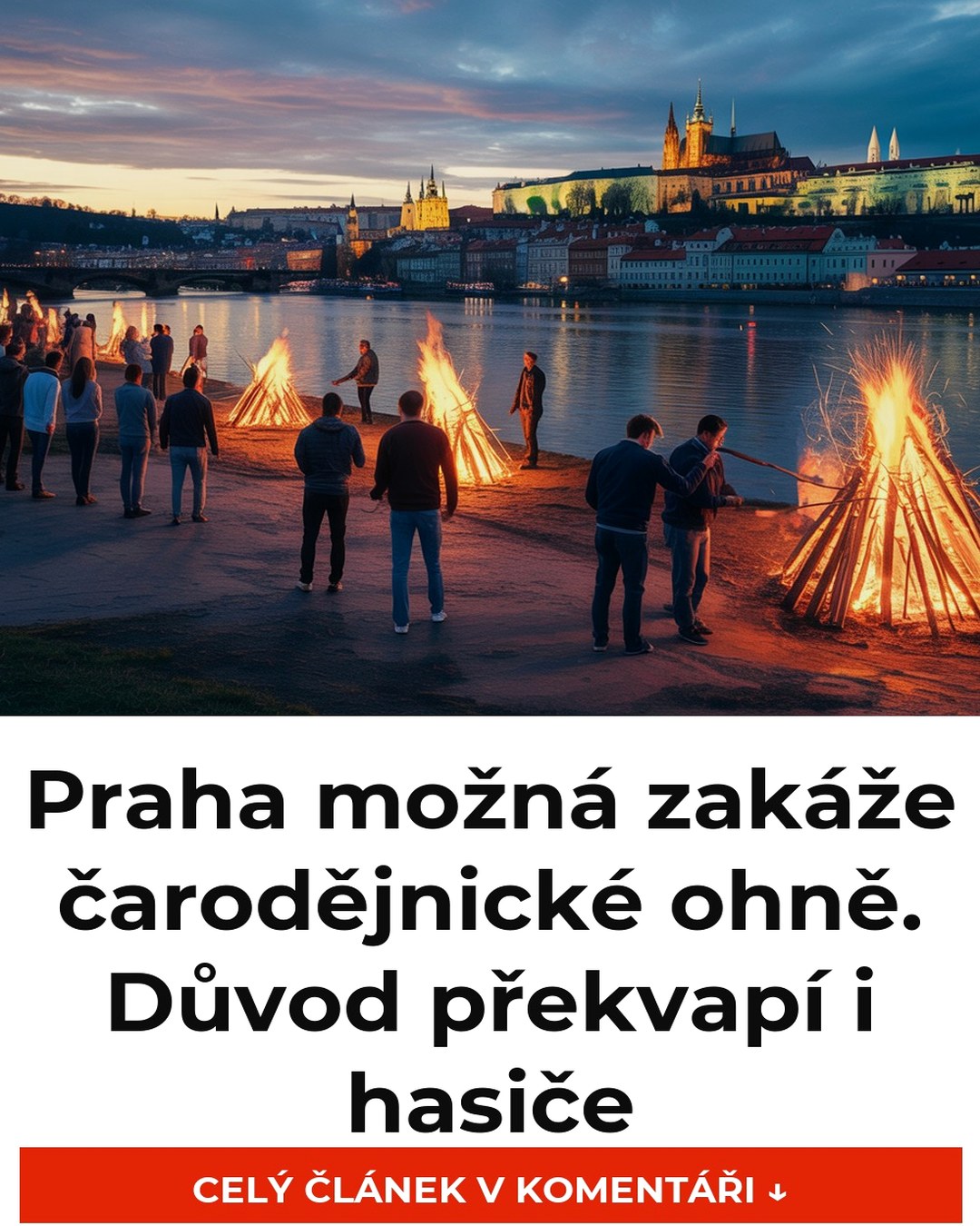 Praha možná zakáže čarodějnické ohně. Důvod překvapí i hasiče