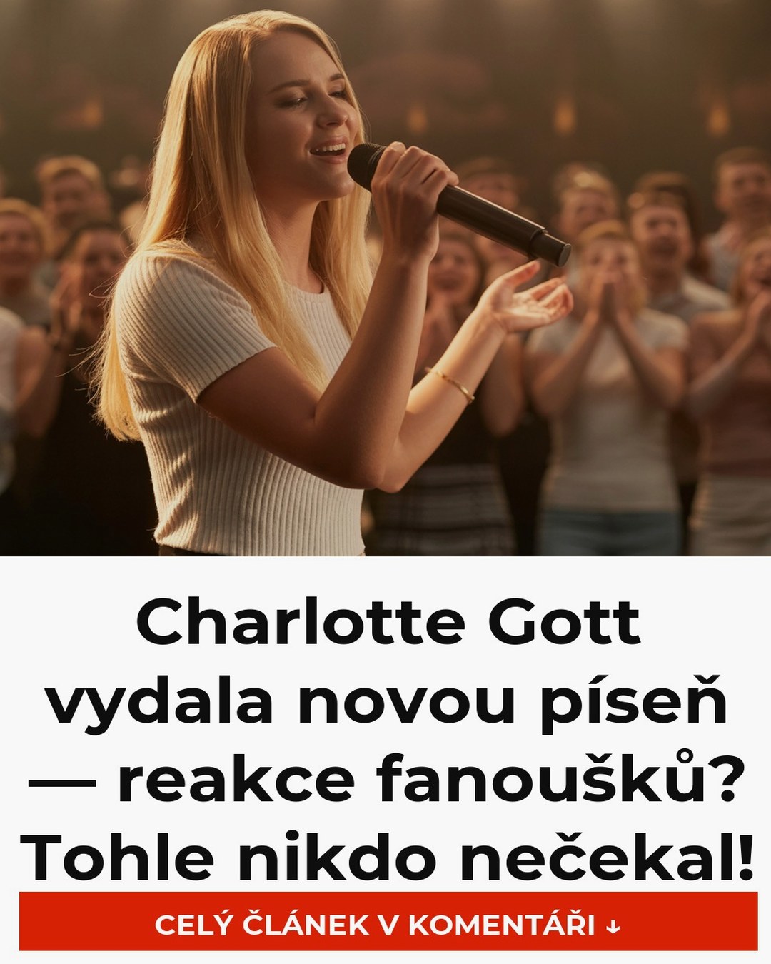 Charlotte Gott vydala novou píseň — reakce fanoušků? Tohle nikdo nečekal!