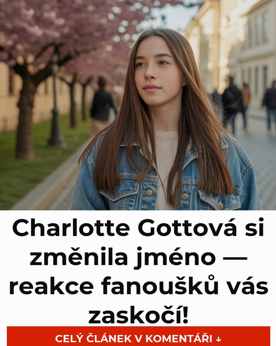 Charlotte Gottová si změnila jméno — reakce fanoušků vás zaskočí!