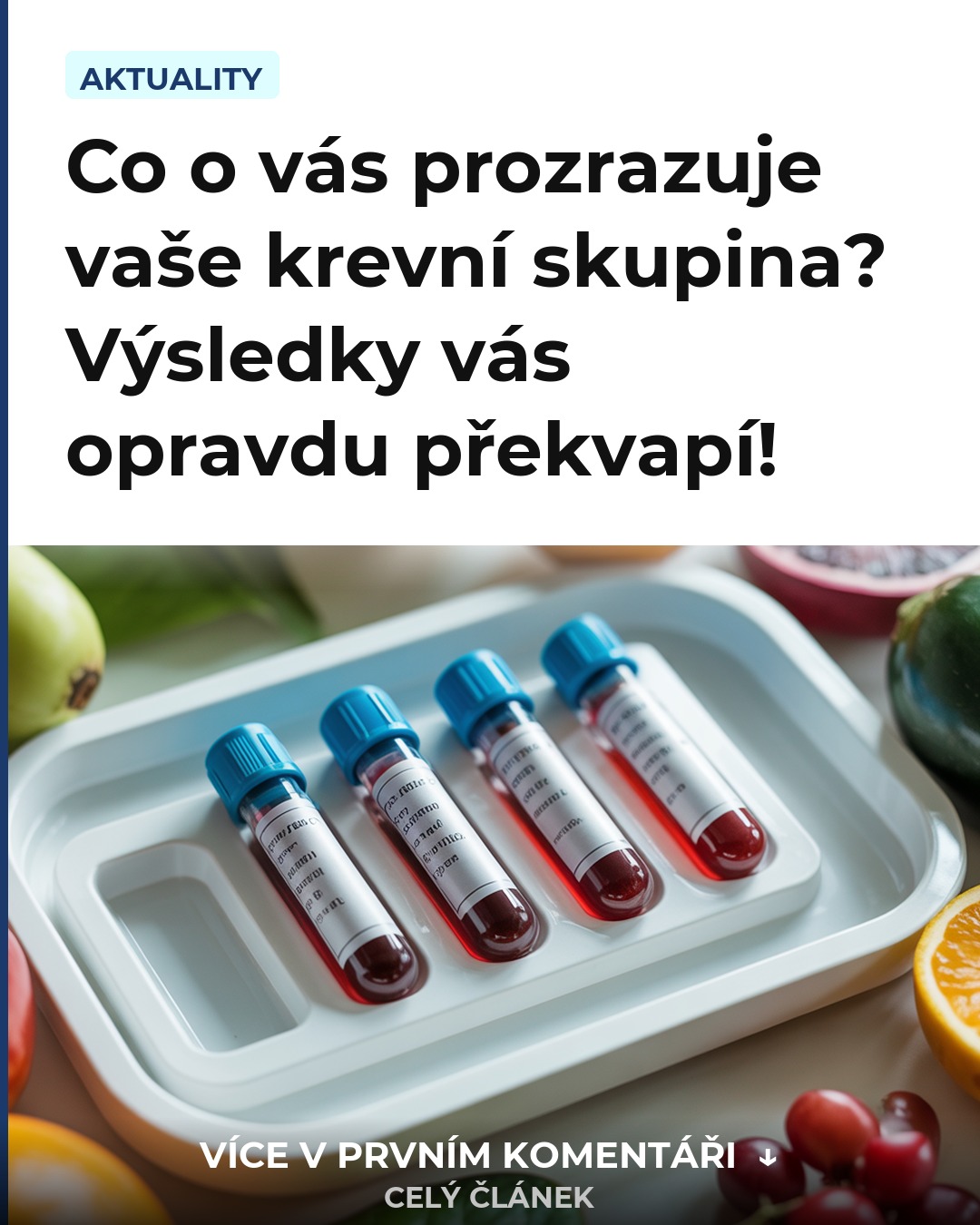 Co o vás prozrazuje vaše krevní skupina? Výsledky vás opravdu překvapí!