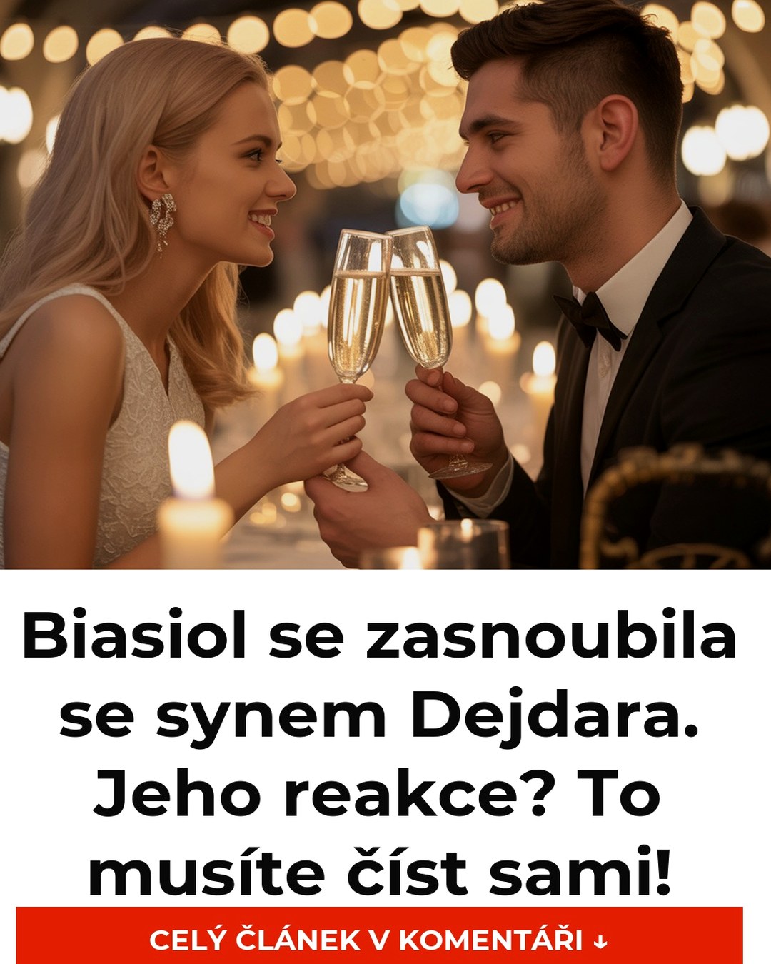 Biasiol se zasnoubila se synem Dejdara. Jeho reakce? To musíte číst sami!