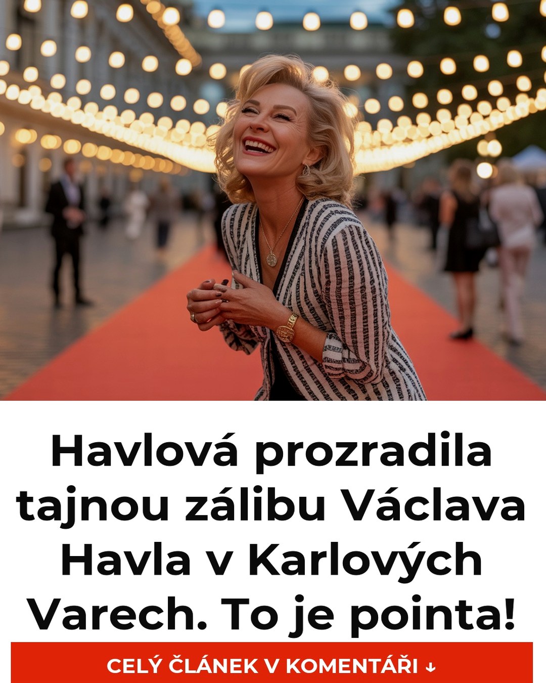 Havlová prozradila tajnou zálibu Václava Havla v Karlových Varech. To je pointa!
