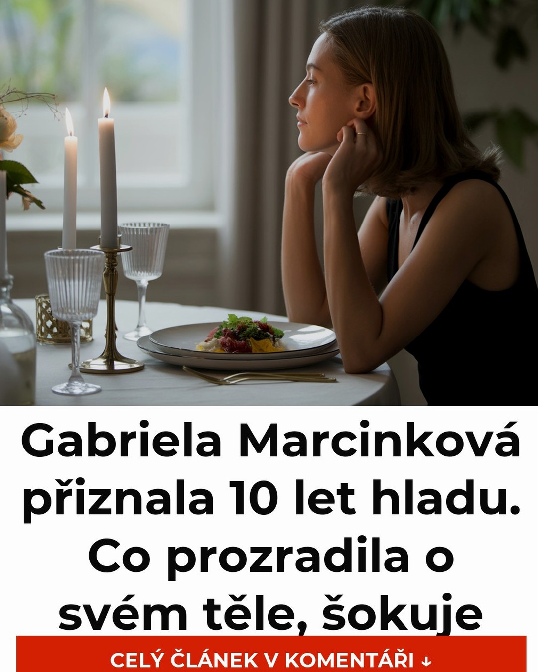 Gabriela Marcinková přiznala 10 let hladu. Co prozradila o svém těle, šokuje