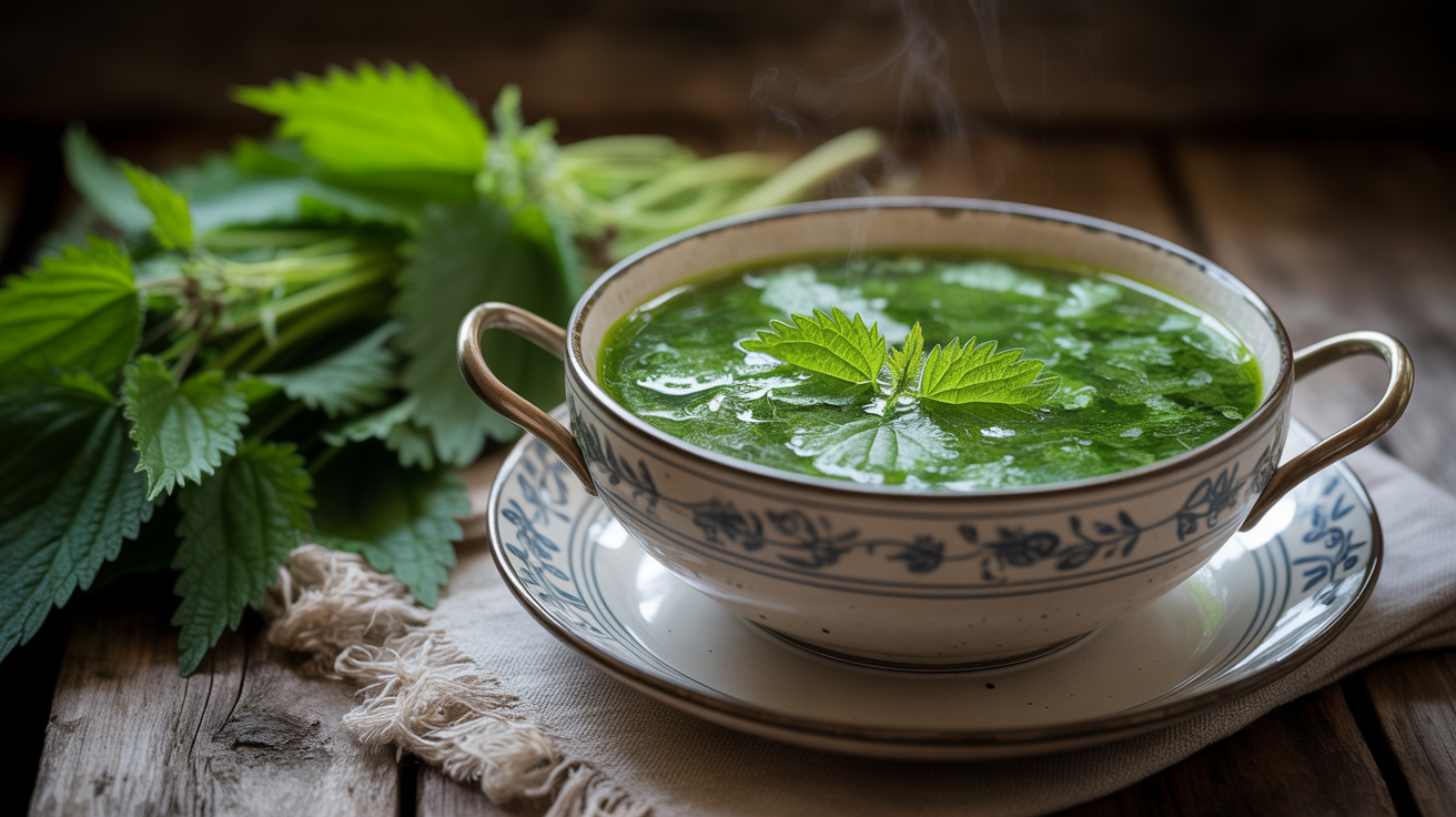 Jarní kopřivová polévka – hotová za 15 minut