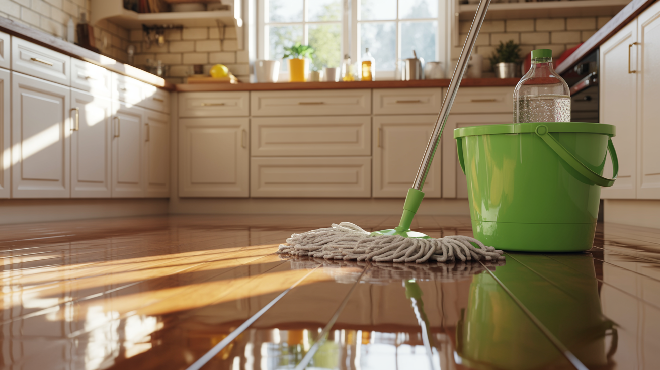 Jedna lžička do vody na vytírání — výsledek vás překvapí