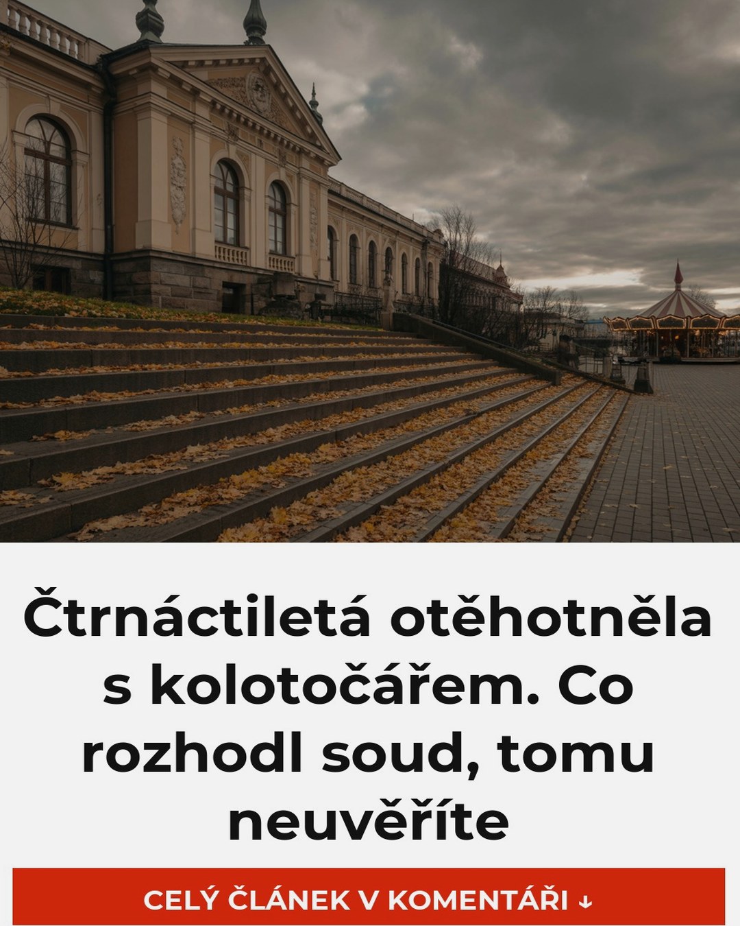 Čtrnáctiletá otěhotněla s kolotočářem. Co rozhodl soud, tomu neuvěříte