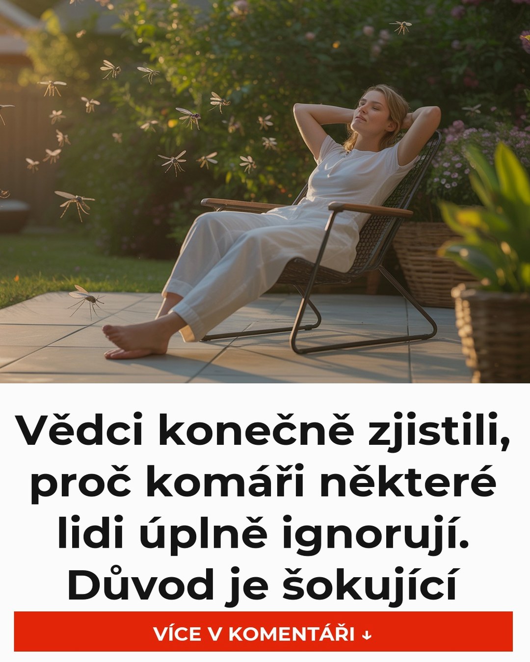 Vědci konečně zjistili, proč komáři některé lidi úplně ignorují. Důvod je šokující