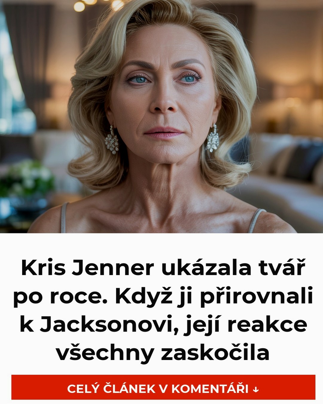 Kris Jenner ukázala tvář po roce. Když ji přirovnali k Jacksonovi, její reakce všechny zaskočila