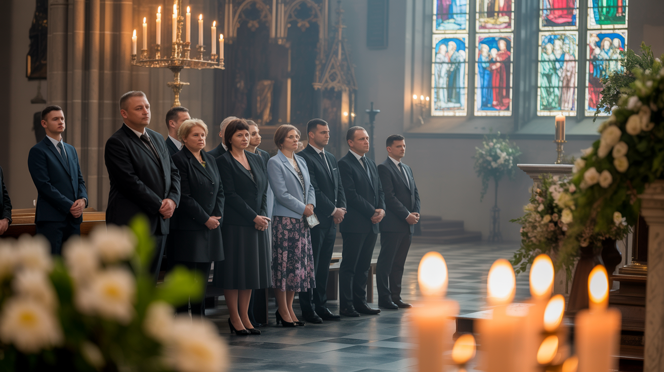 Manželka Potměšila promluvila v kostele. Všichni ztichli