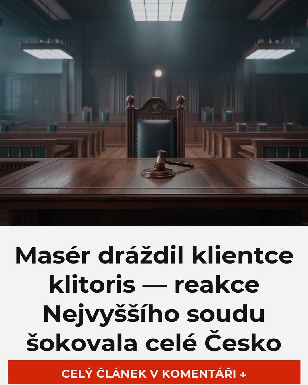 Masér dráždil klientce klitoris — reakce Nejvyššího soudu šokovala celé Česko