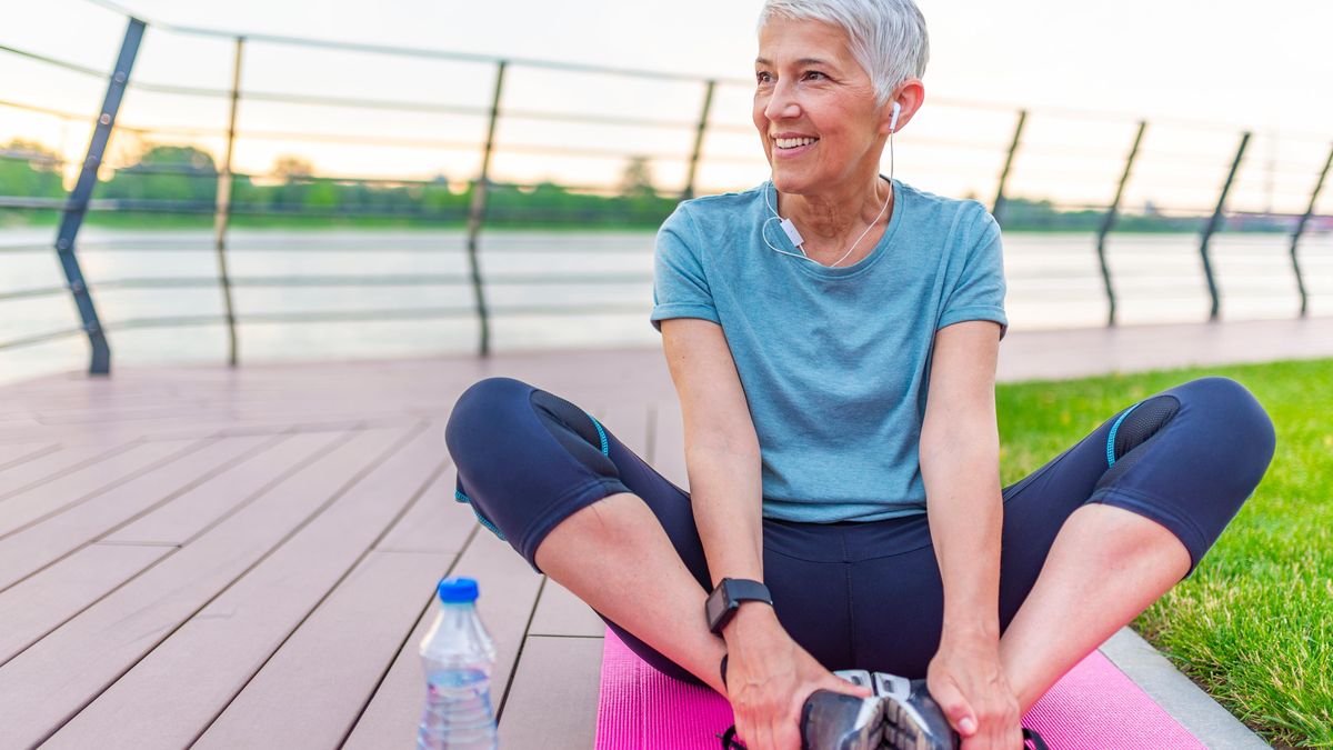 Žena po padesátce na preventivní prohlídce
