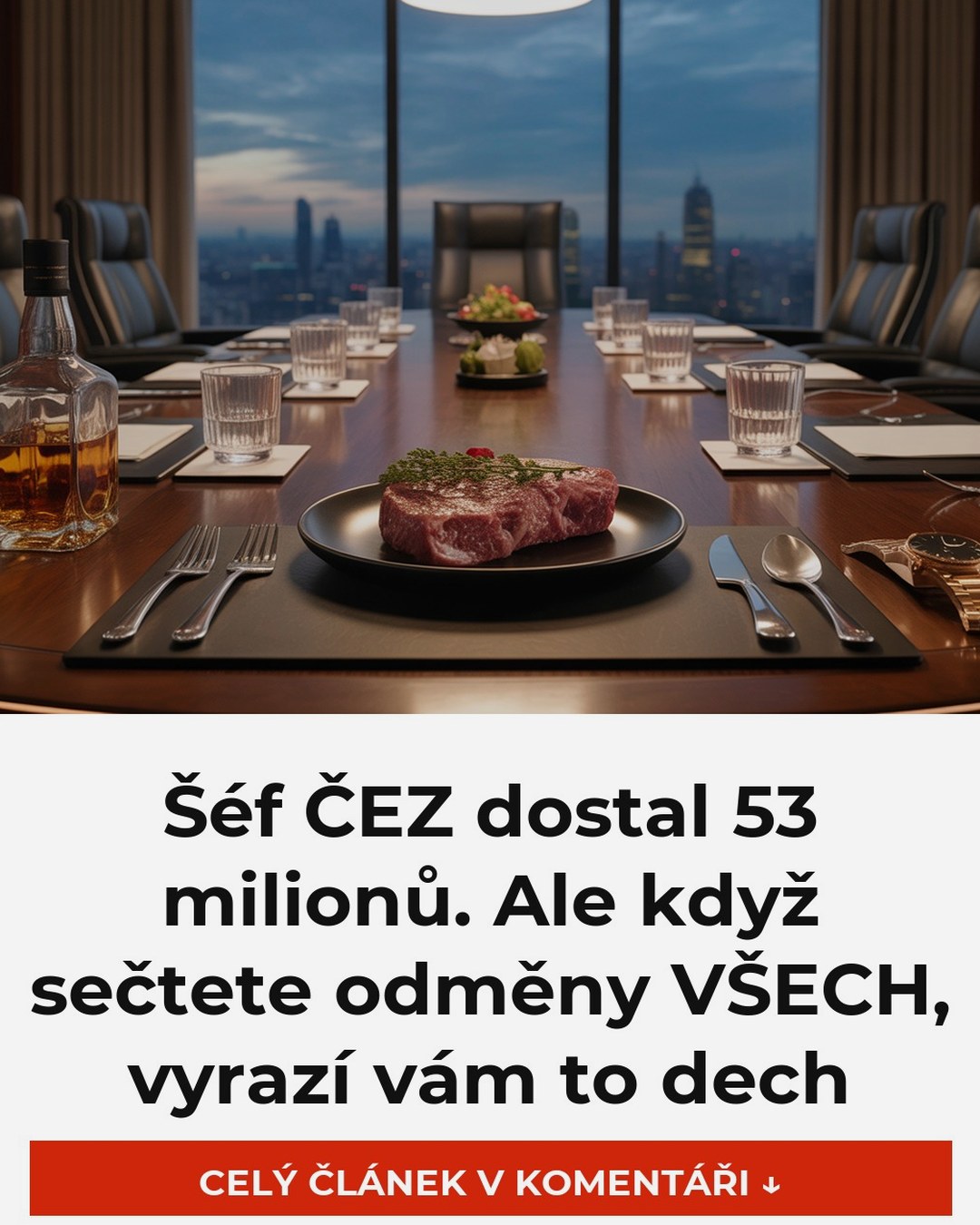Šéf ČEZ dostal 53 milionů. Ale když sečtete odměny VŠECH, vyrazí vám to dech