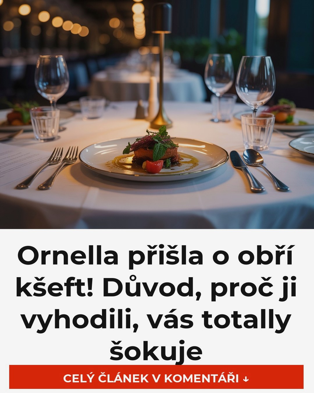Ornella přišla o obří kšeft! Důvod, proč ji vyhodili, vás totally šokuje