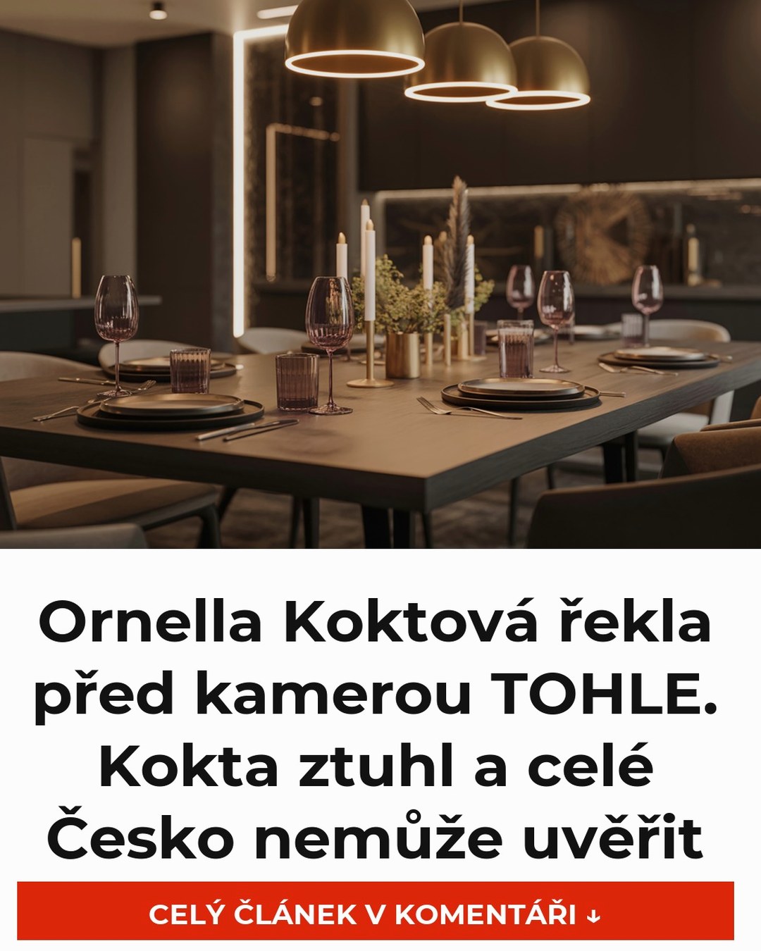 Ornella Koktová řekla před kamerou TOHLE. Kokta ztuhl a celé Česko nemůže uvěřit