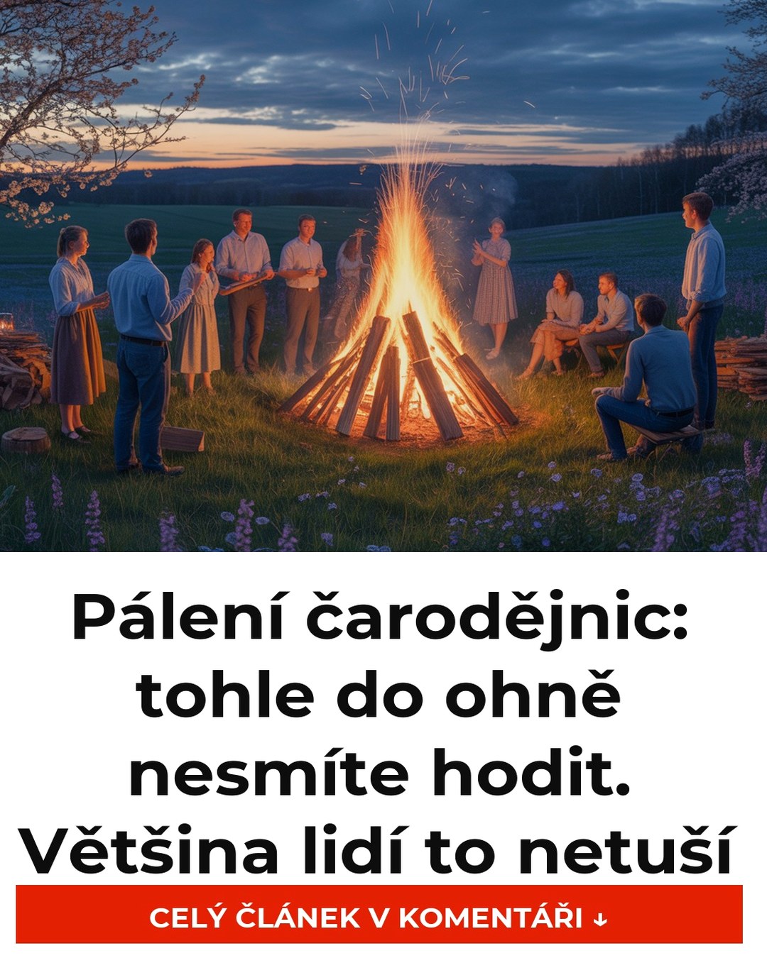 Pálení čarodějnic: tohle do ohně nesmíte hodit. Většina lidí to netuší
