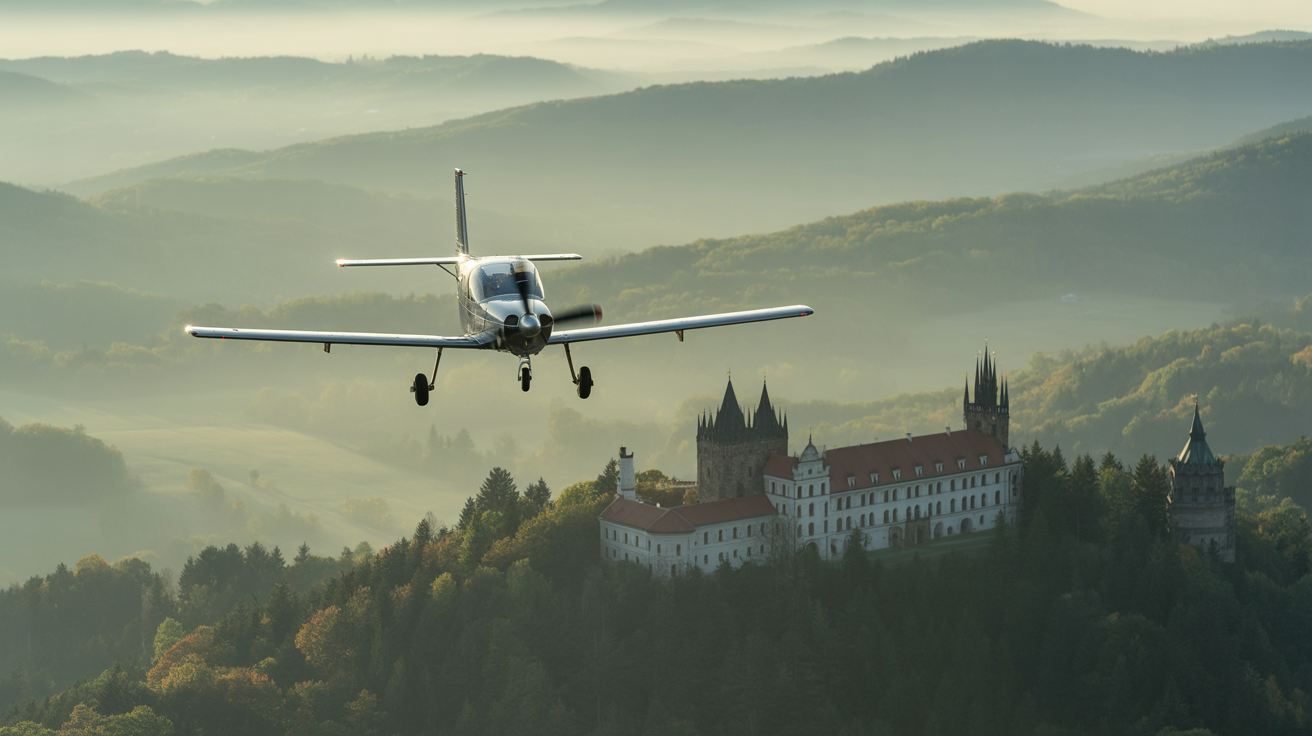 Pilot klesal k zemi u Křivoklátu. Co se dělo v kabině?