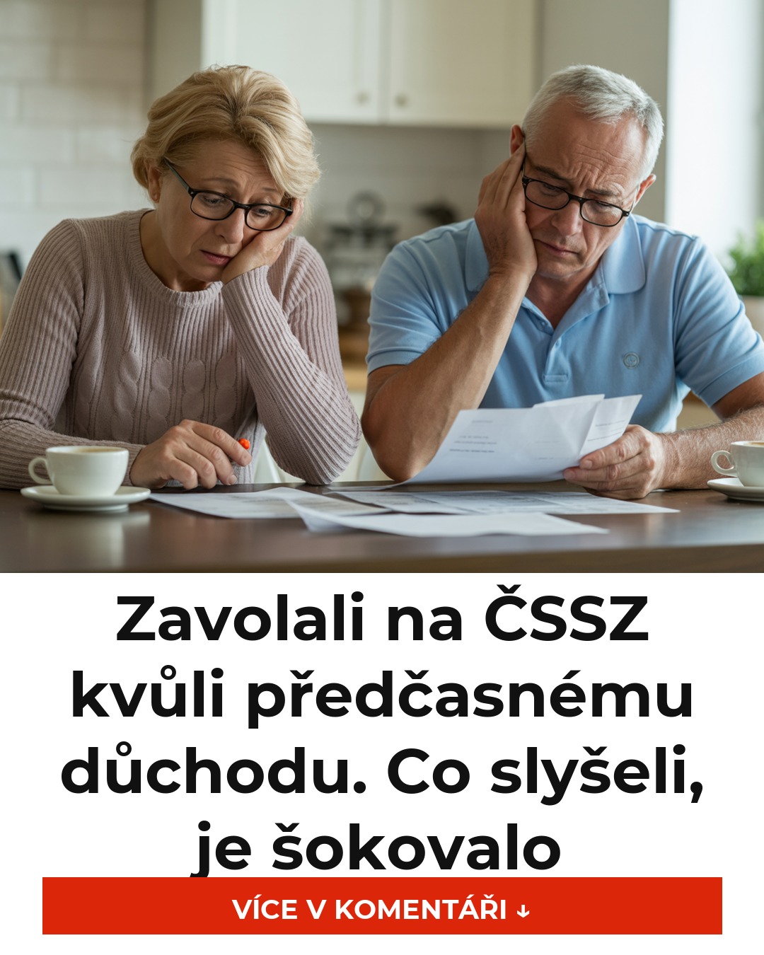 Zavolali na ČSSZ kvůli předčasnému důchodu. Co slyšeli, je šokovalo