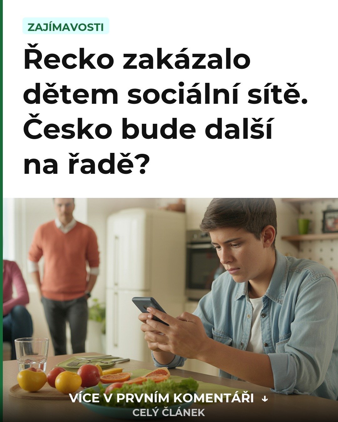 Řecko zakázalo dětem sociální sítě. Česko bude další na řadě?
