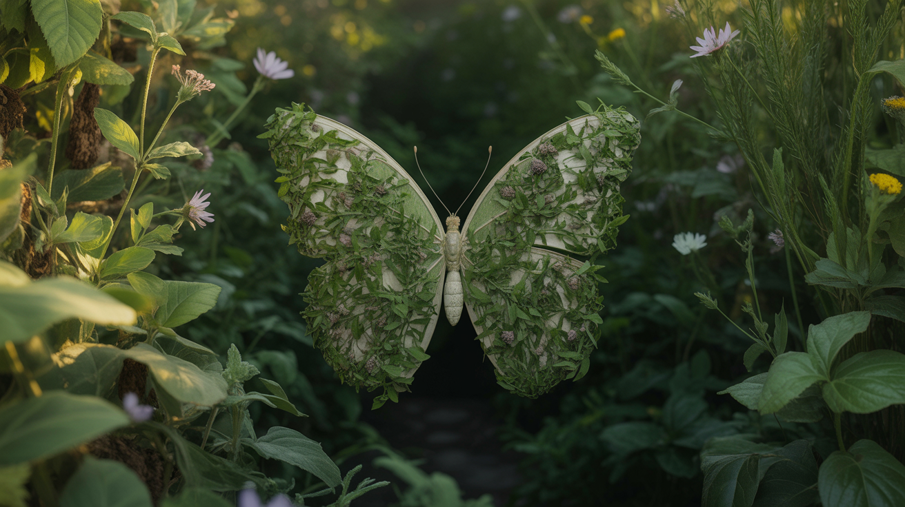 Skrytý motýl na obrázku: 98 lidí ze 100 ho přehlédne