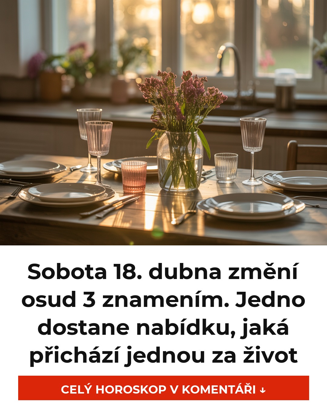 Sobota 18. dubna změní osud 3 znamením. Jedno dostane nabídku, jaká přichází jednou za život