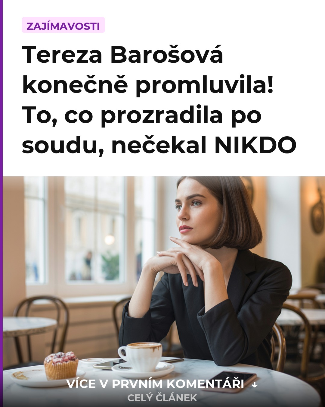 Tereza Barošová konečně promluvila! To, co prozradila po soudu, nečekal NIKDO