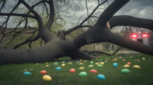 Tragédie na Velikonoce: Strom zabil v Německu tři lidi