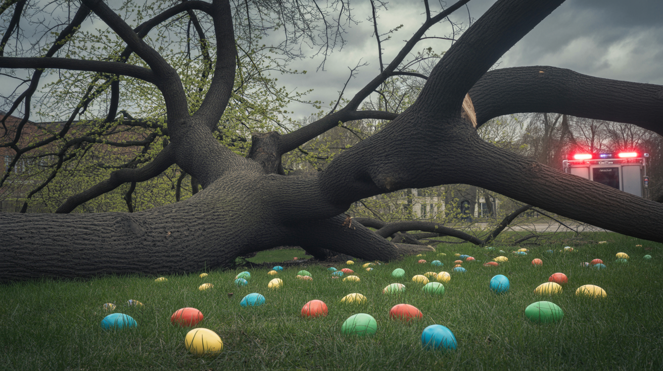 Tragédie na Velikonoce: Strom zabil v Německu tři lidi