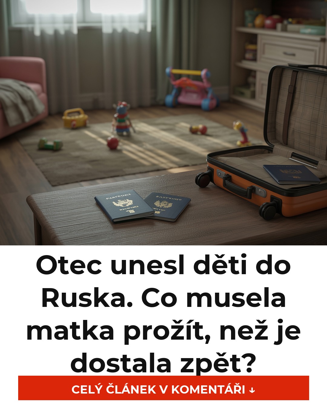 Otec unesl děti do Ruska. Co musela matka prožít, než je dostala zpět?