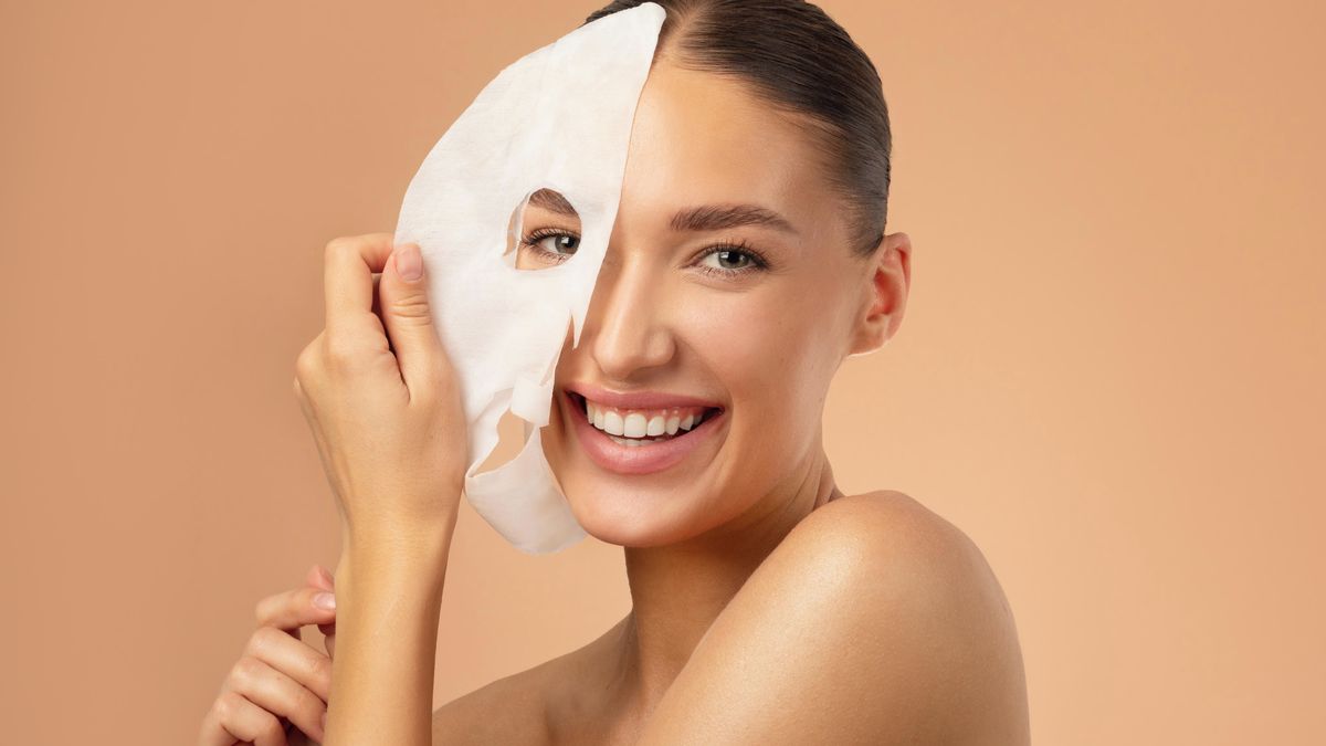 Plátýnková maska na obličej při testování