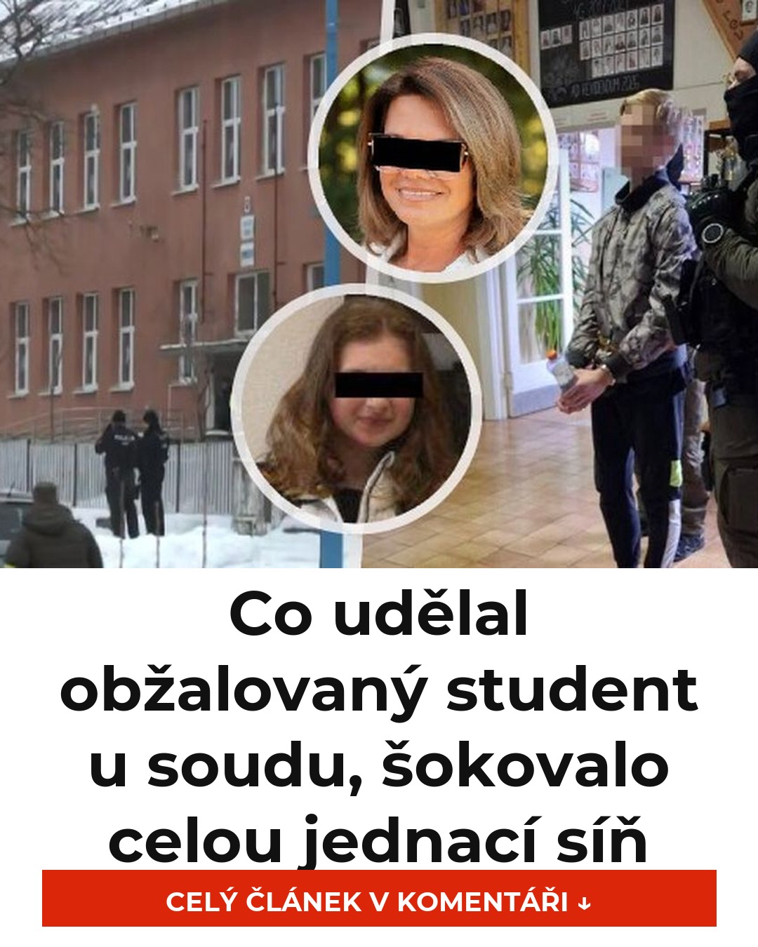 ⚖️ Co udělal obžalovaný student u soudu, šokovalo celou jednací síň