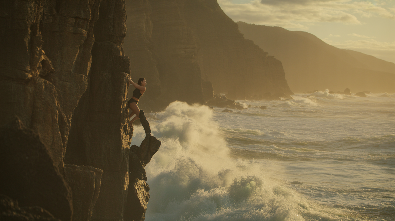 Žena visela nad Pacifikem a čekala na smrt. Pak přišlo TO