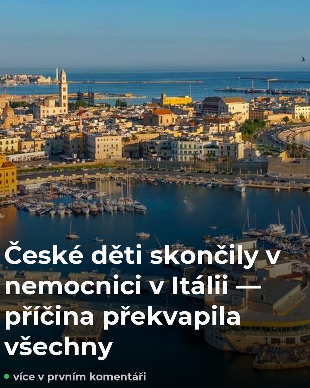 České děti skončily v nemocnici v Itálii — příčina překvapila všechny