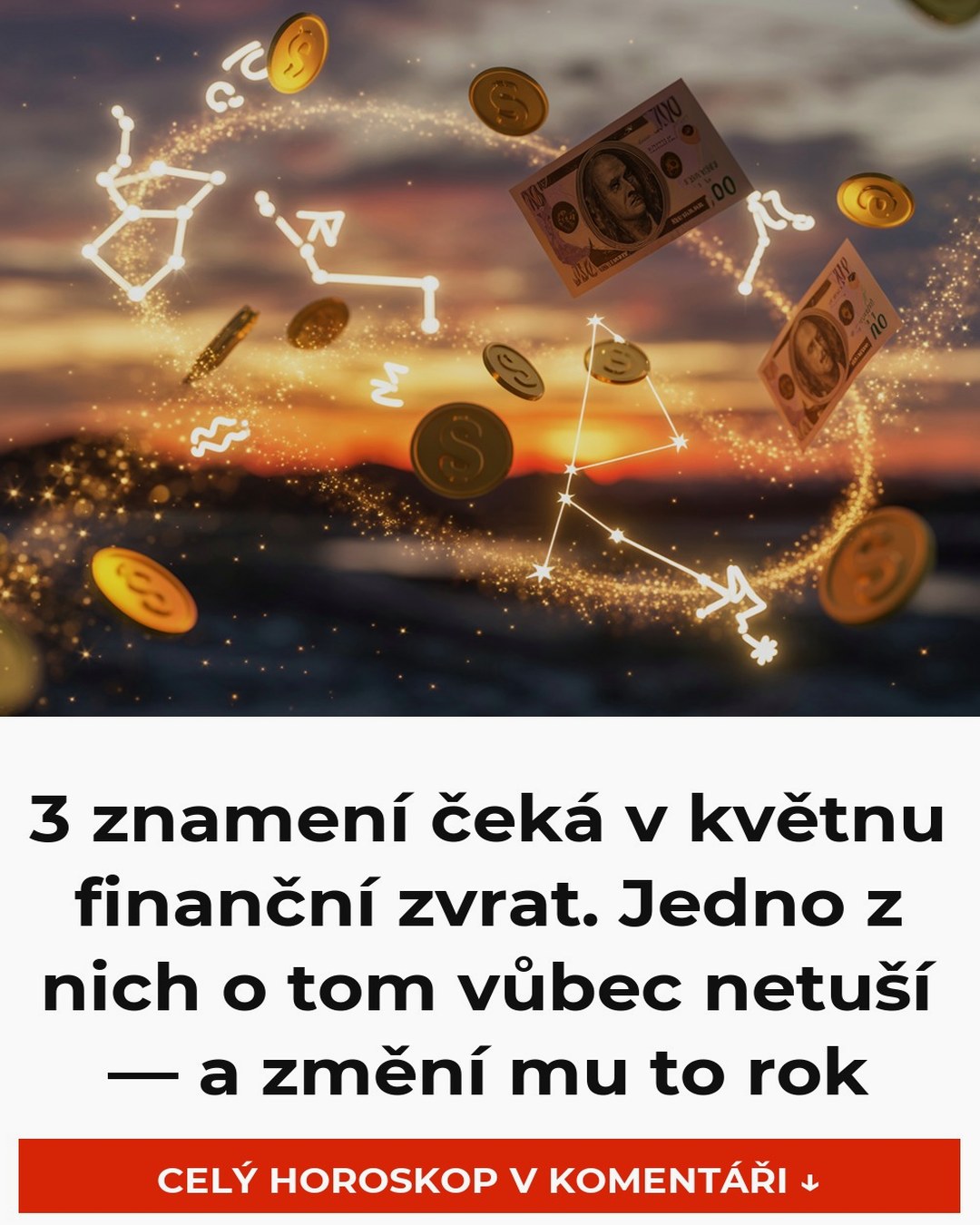 3 znamení čeká v květnu finanční zvrat. Jedno z nich o tom vůbec netuší — a změní mu to rok