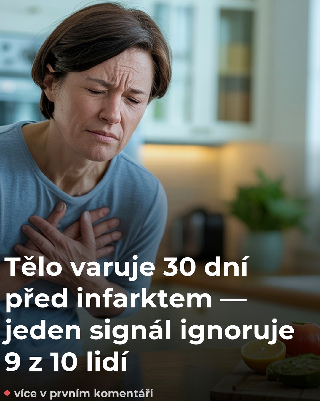 Tělo varuje 30 dní před infarktem — jeden signál ignoruje 9 z 10 lidí