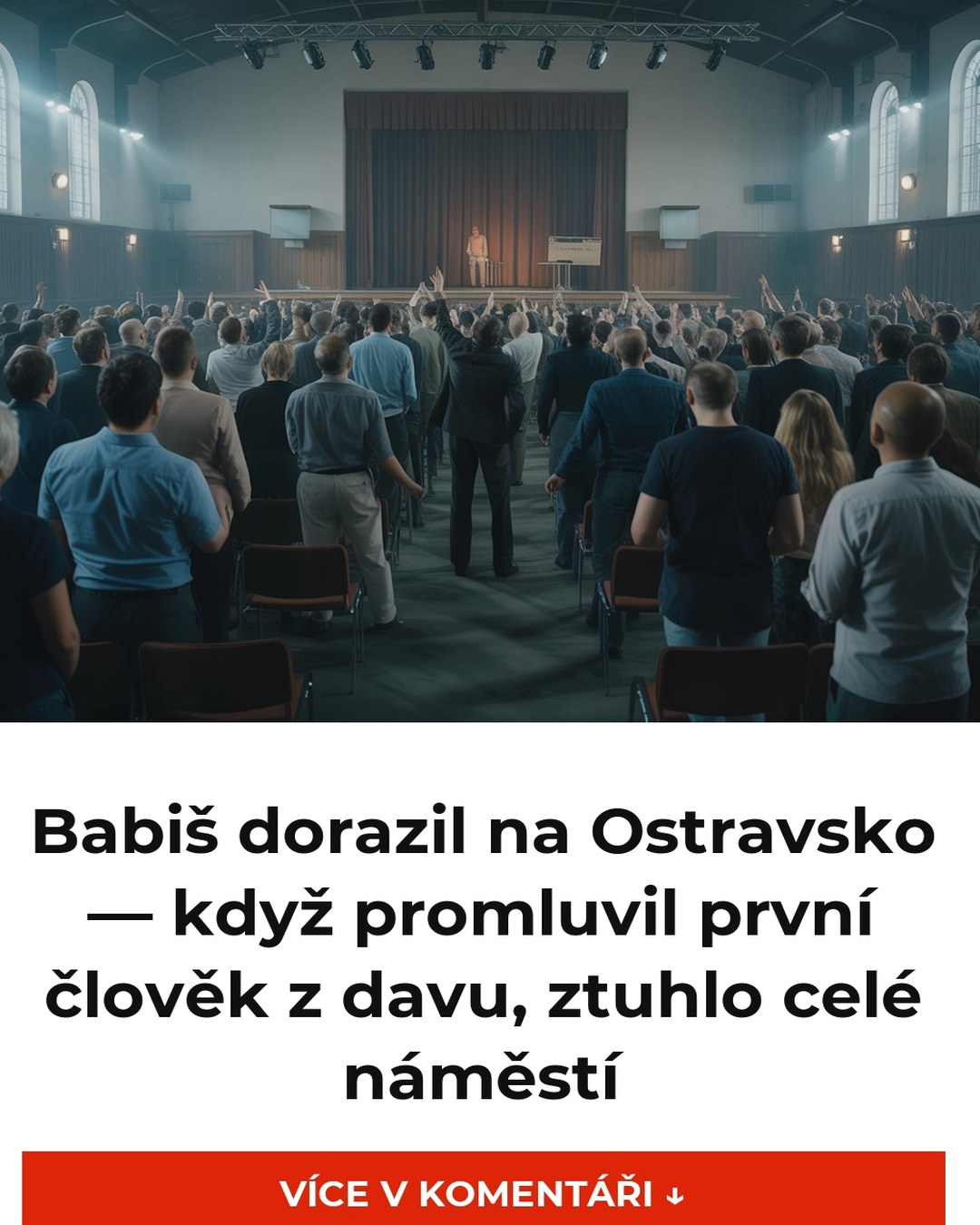 Babiš dorazil na Ostravsko — když promluvil první člověk z davu, ztuhlo celé náměstí