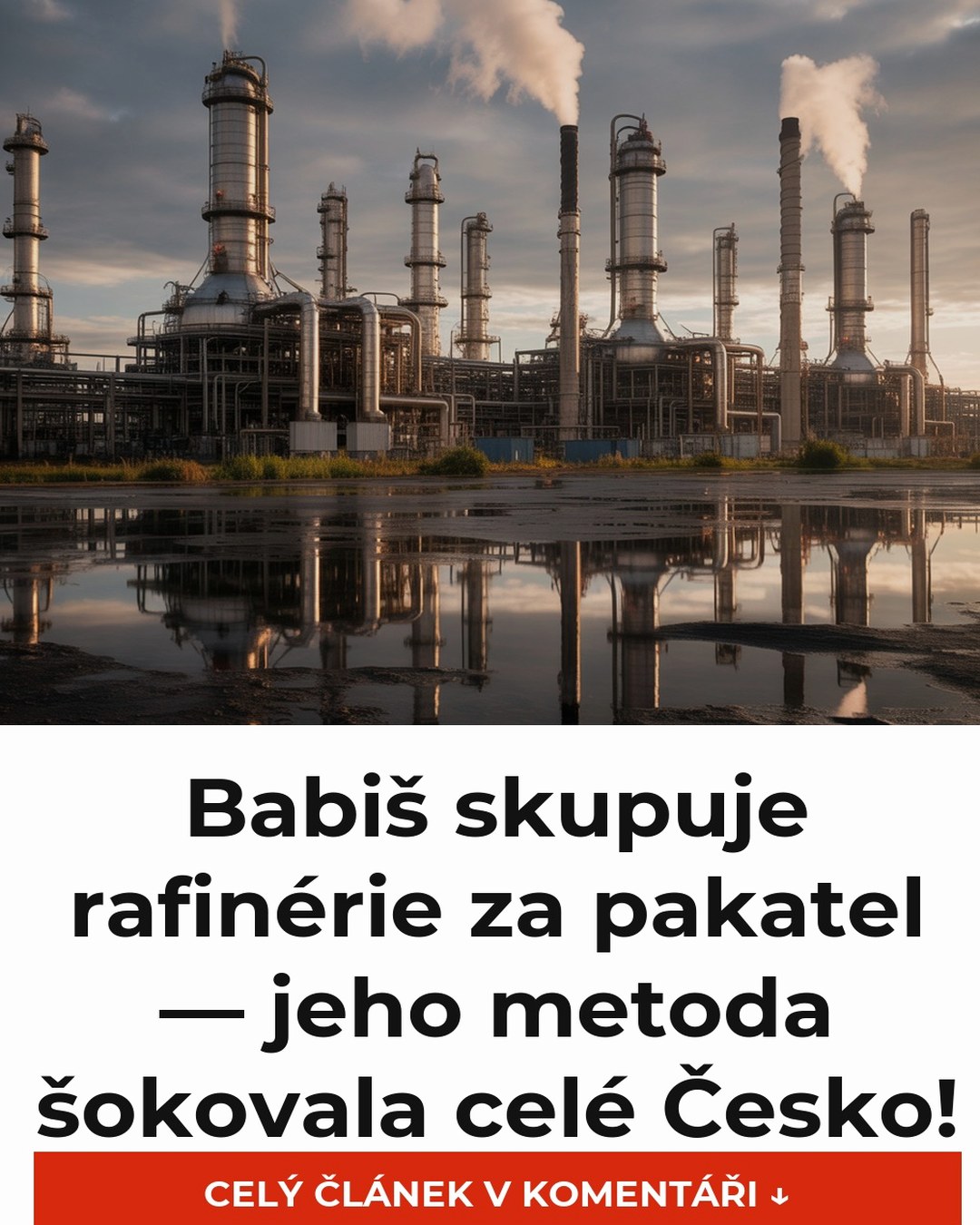 Babiš skupuje rafinérie za pakatel — jeho metoda šokovala celé Česko!