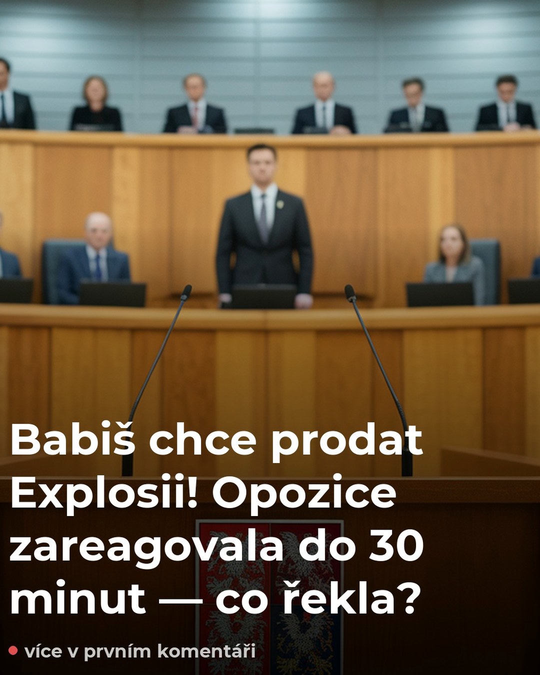 Babiš chce prodat Explosii! Opozice zareagovala do 30 minut — co řekla?