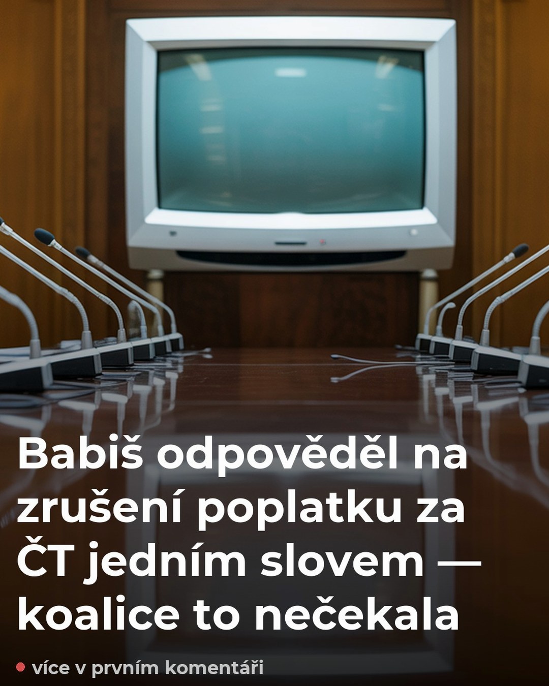 Babiš odpověděl na zrušení poplatku za ČT jedním slovem — koalice to nečekala